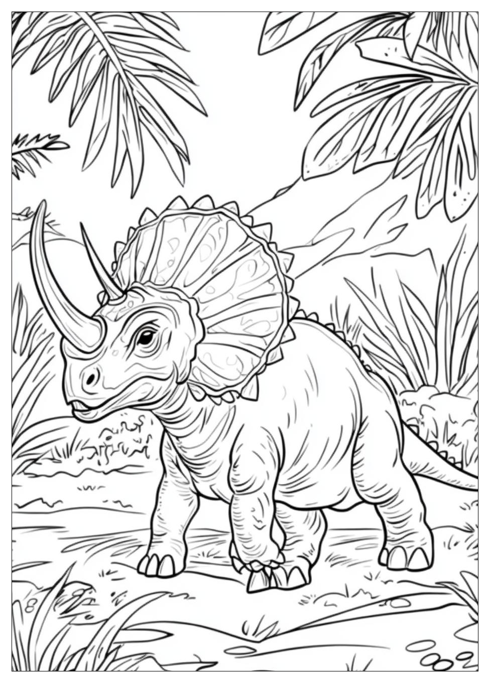 Kolorowanki Do Druku Triceratops 23