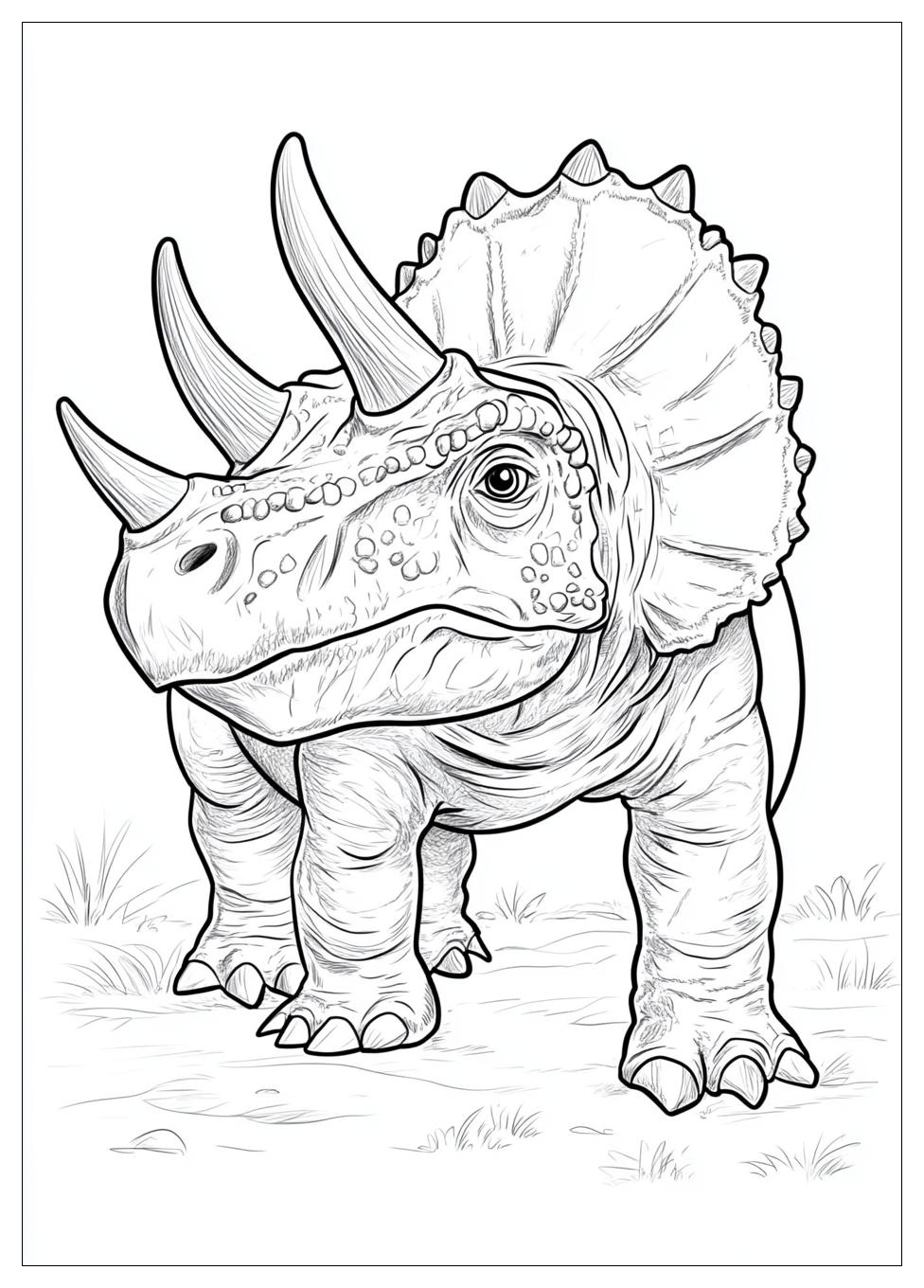 Kolorowanki Do Druku Triceratops 24