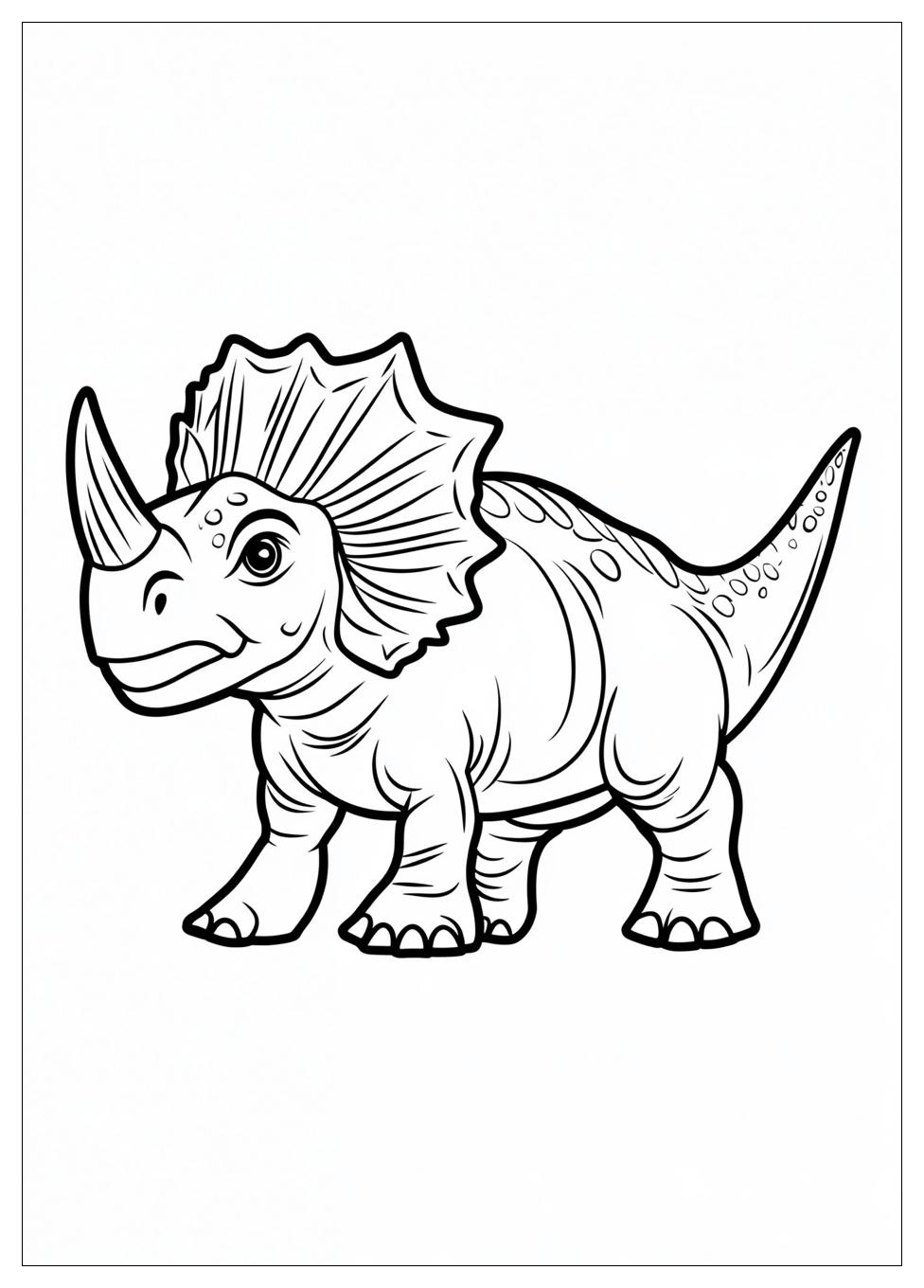 Kolorowanki Do Druku Triceratops 6