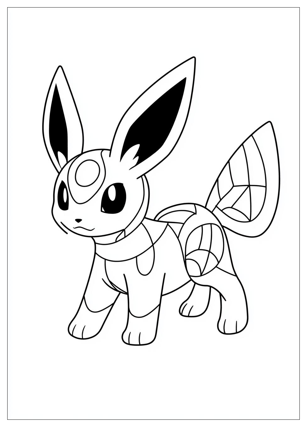 Kolorowanki Do Druku Umbreon 16