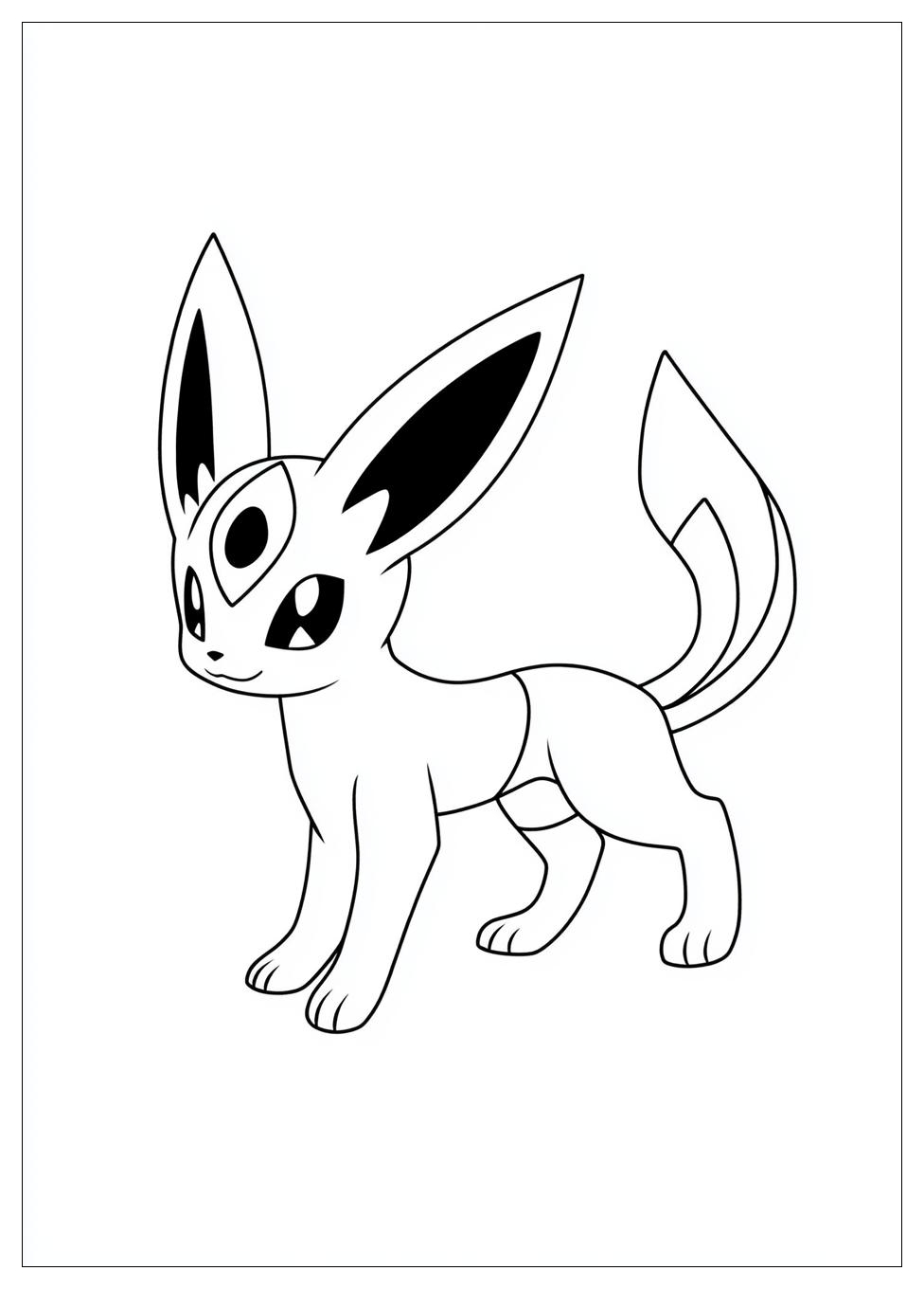 Kolorowanki Do Druku Umbreon 17