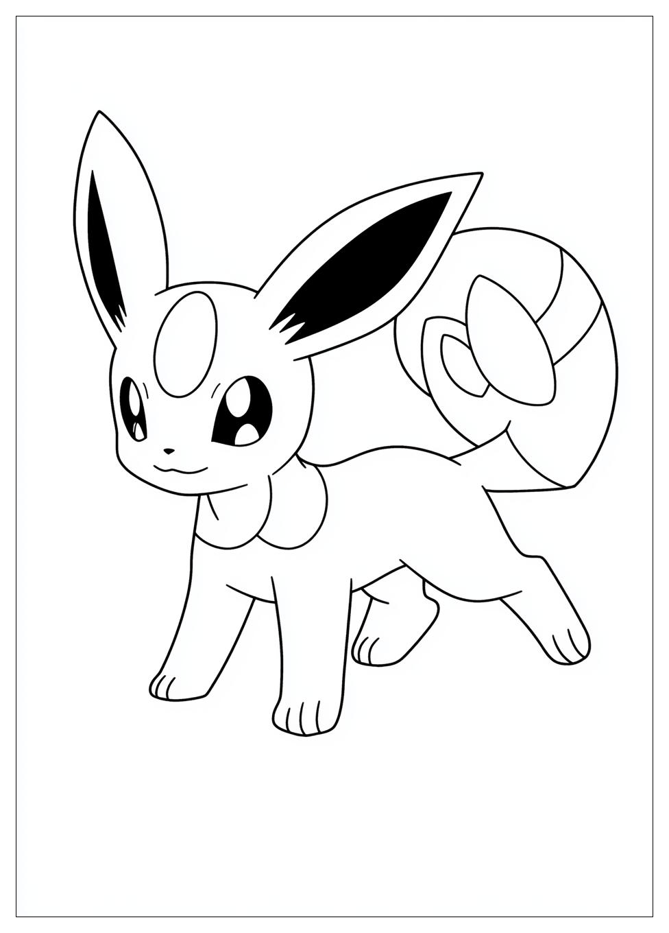 Kolorowanki Do Druku Umbreon 18