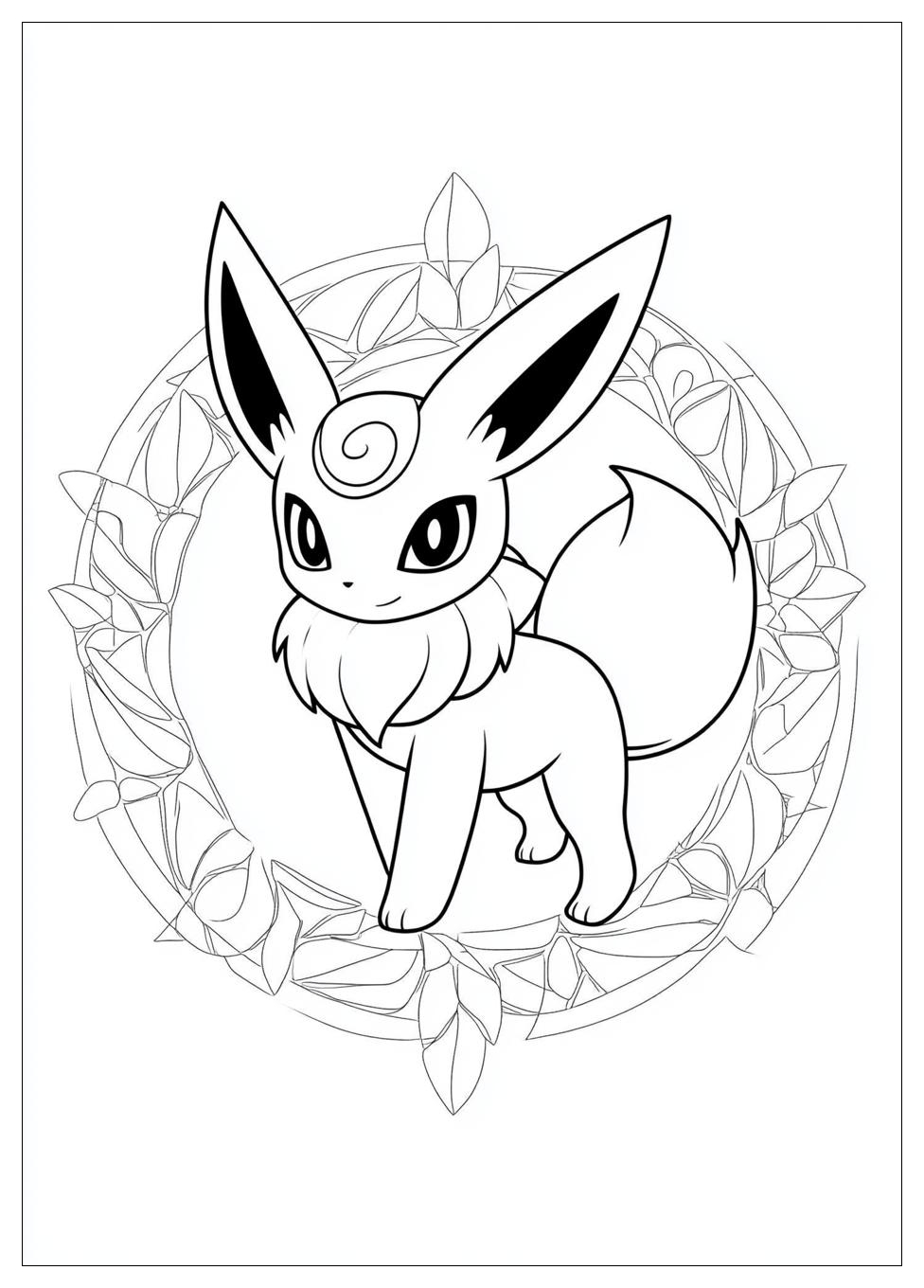 Kolorowanki Do Druku Umbreon 2