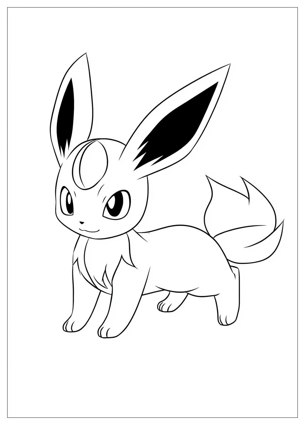 Kolorowanki Do Druku Umbreon 7