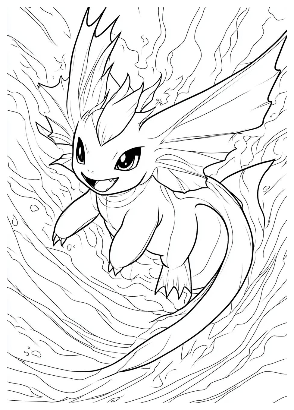 Kolorowanki Do Druku Vaporeon 21