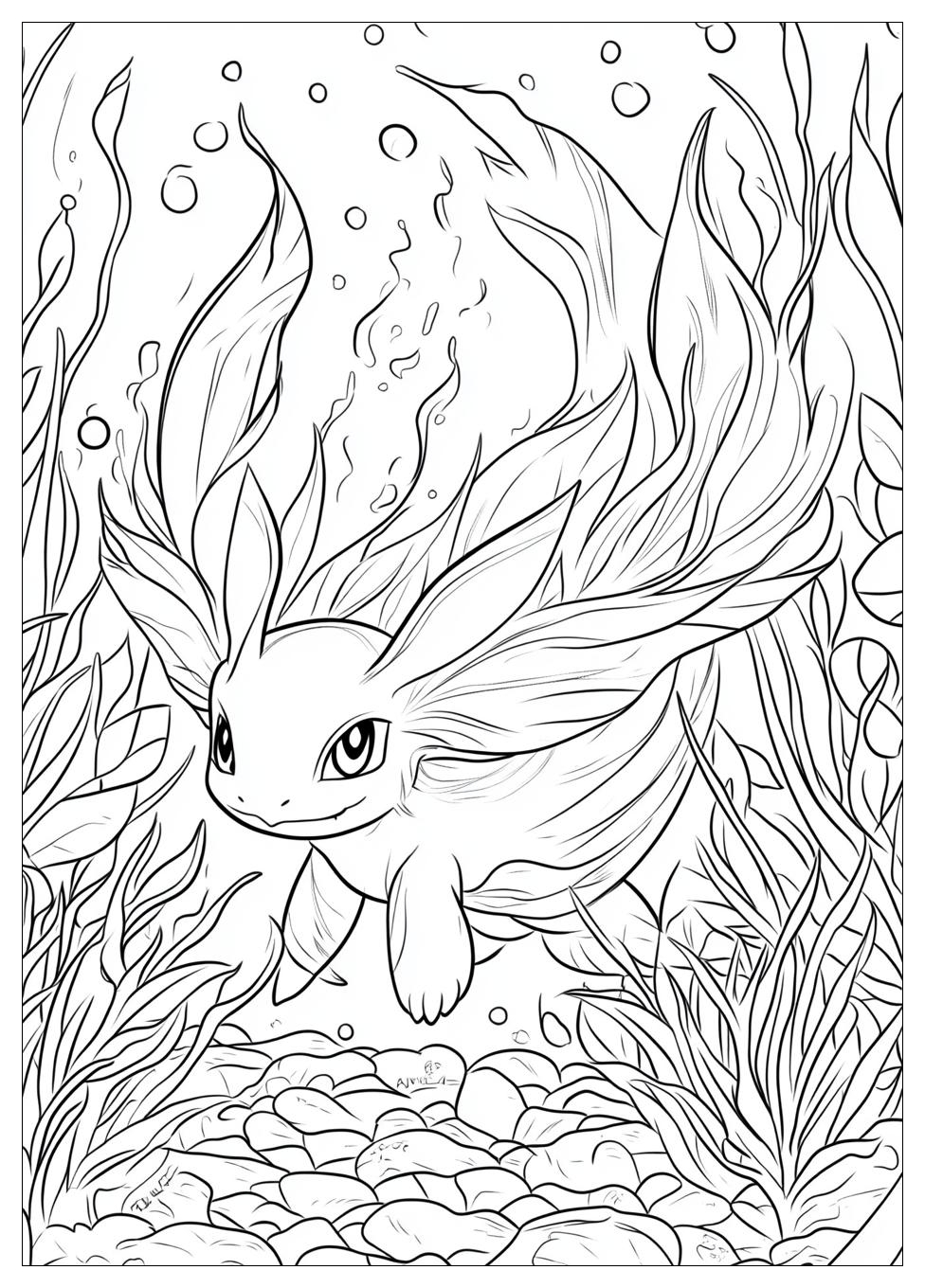 Kolorowanki Do Druku Vaporeon 23