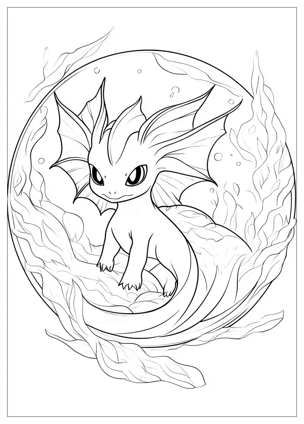 Kolorowanki Do Druku Vaporeon 4