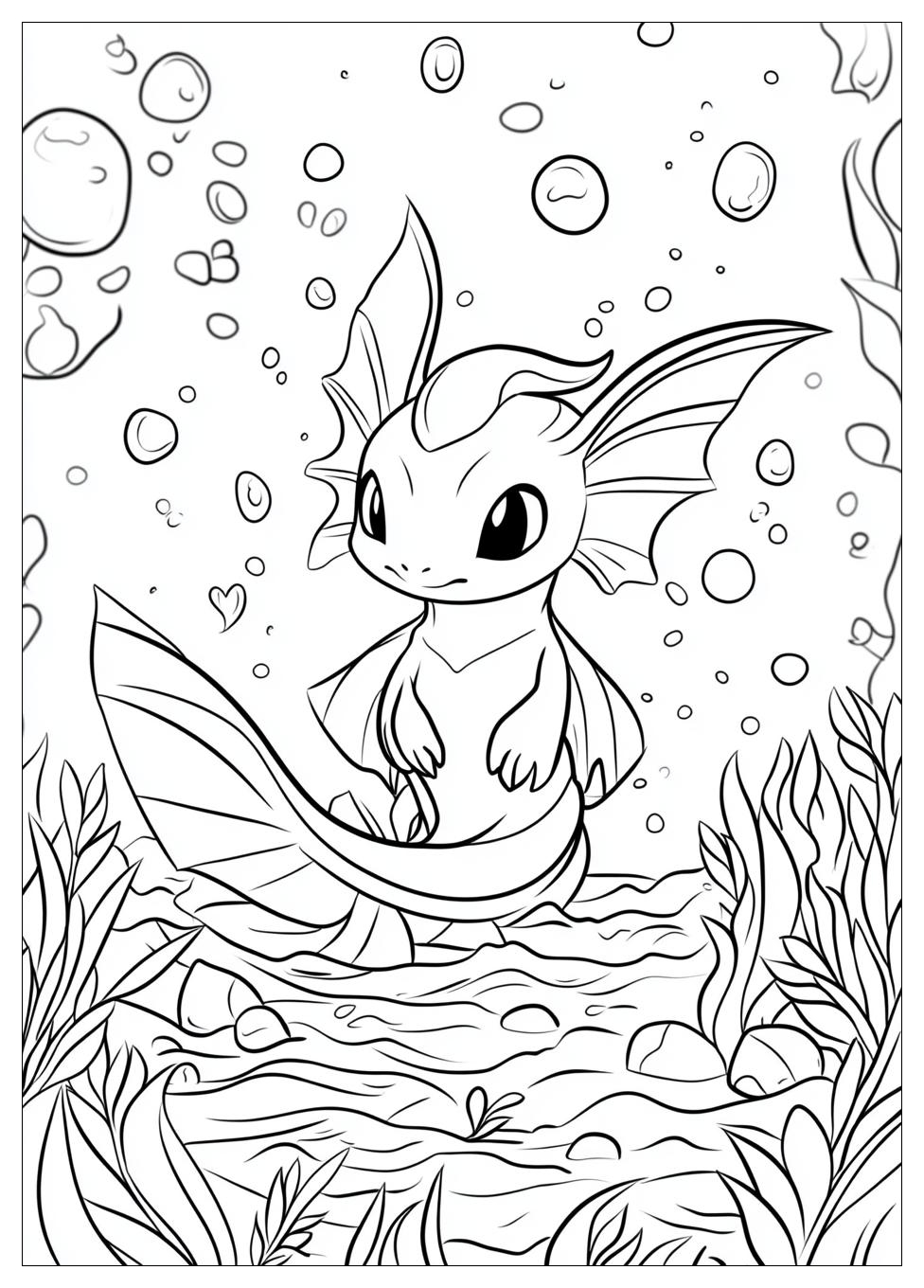 Kolorowanki Do Druku Vaporeon 9