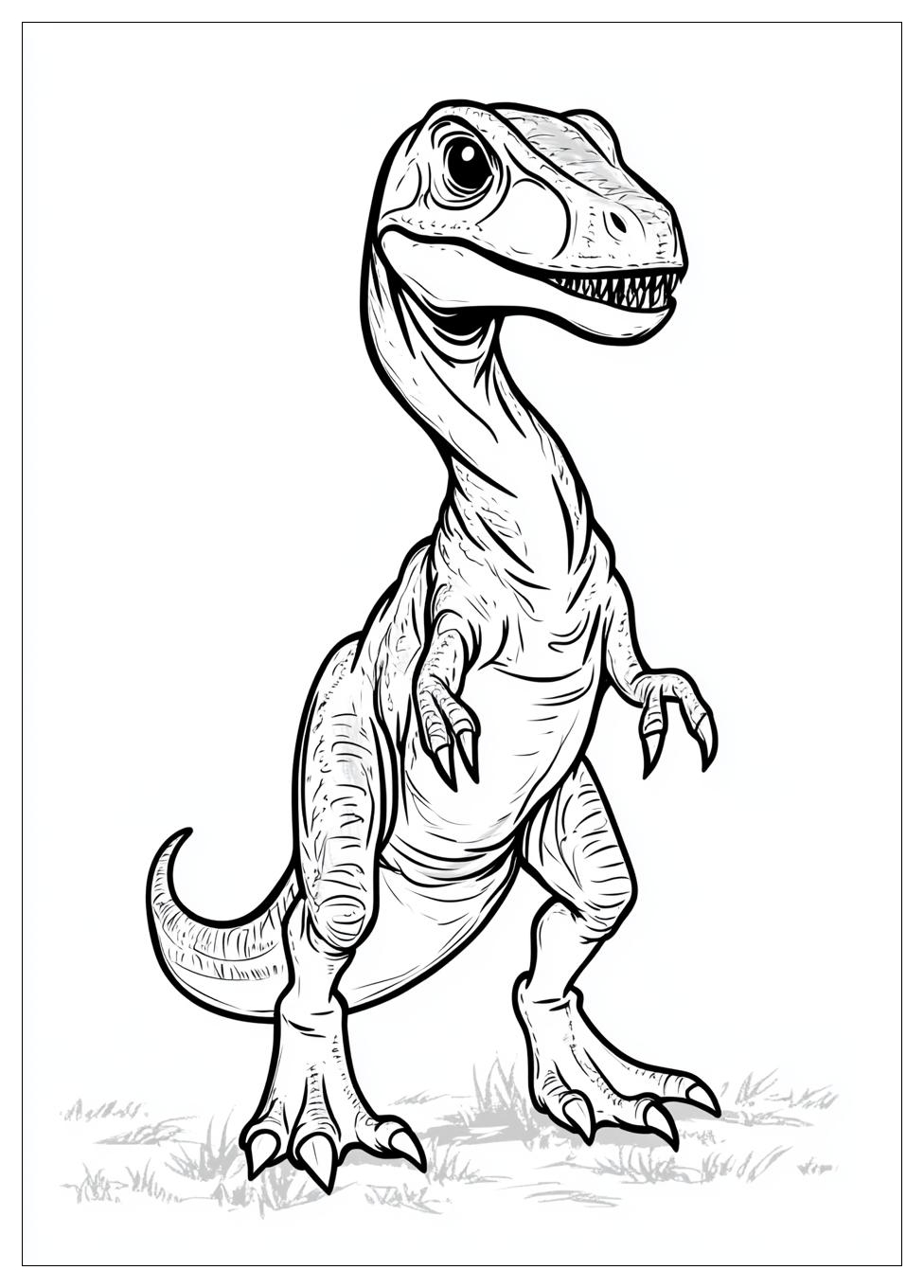 Kolorowanki Do Druku Velociraptor 10