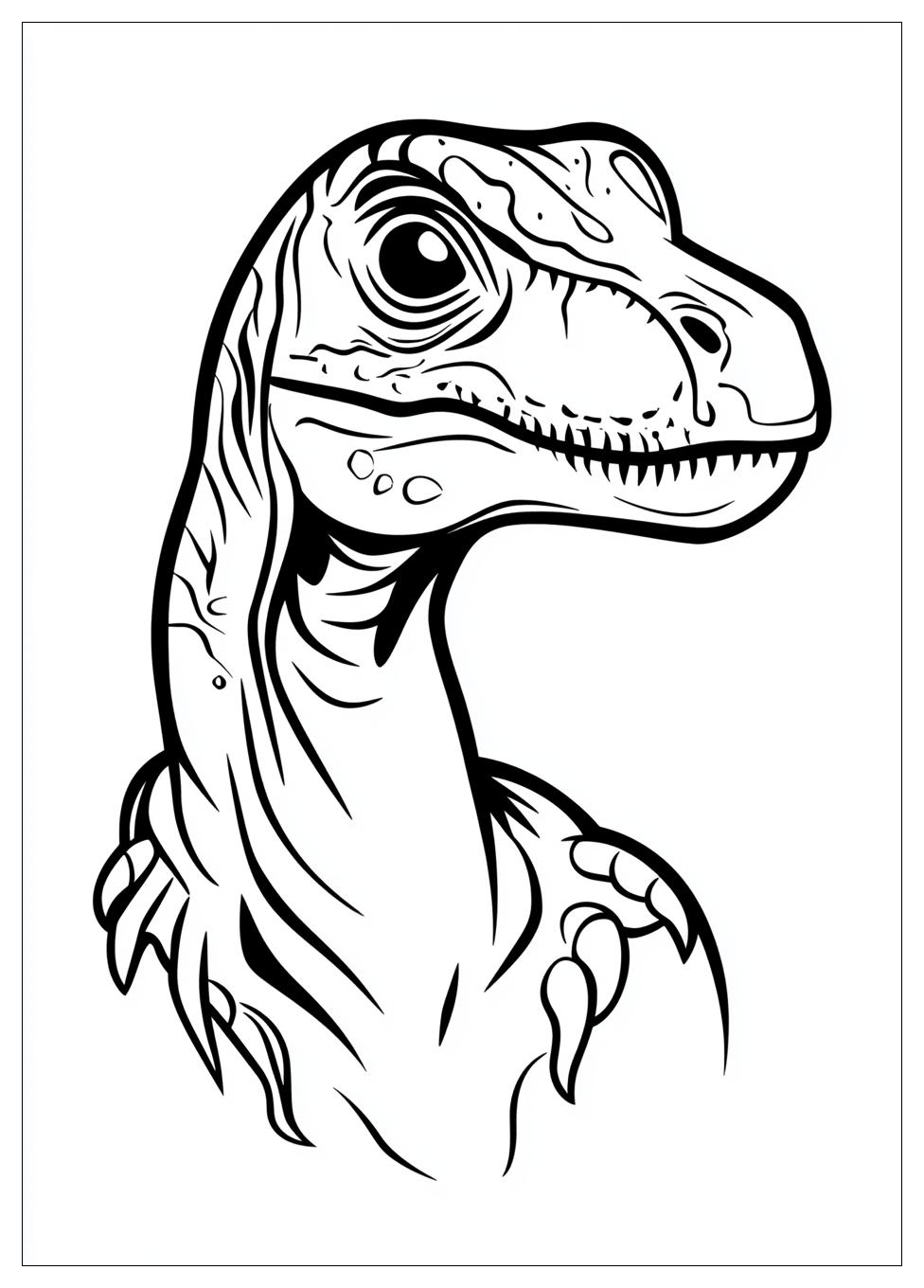 Kolorowanki Do Druku Velociraptor 12