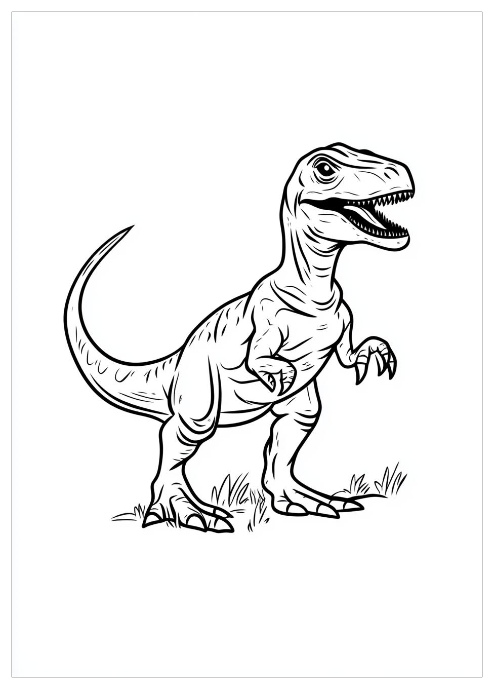 Kolorowanki Do Druku Velociraptor 16
