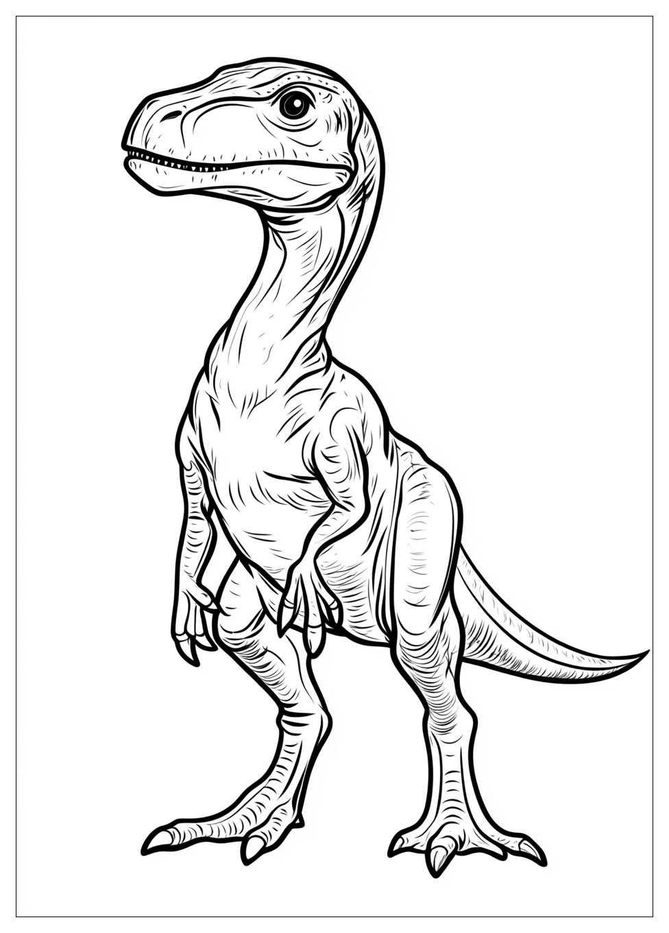 Kolorowanki Do Druku Velociraptor 17