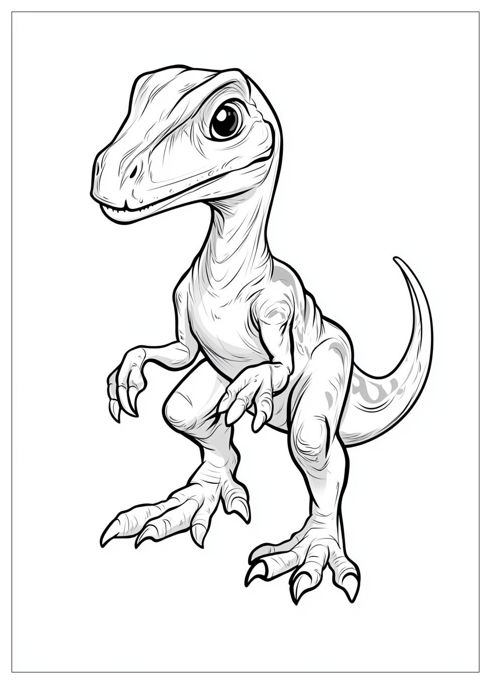 Kolorowanki Do Druku Velociraptor 18