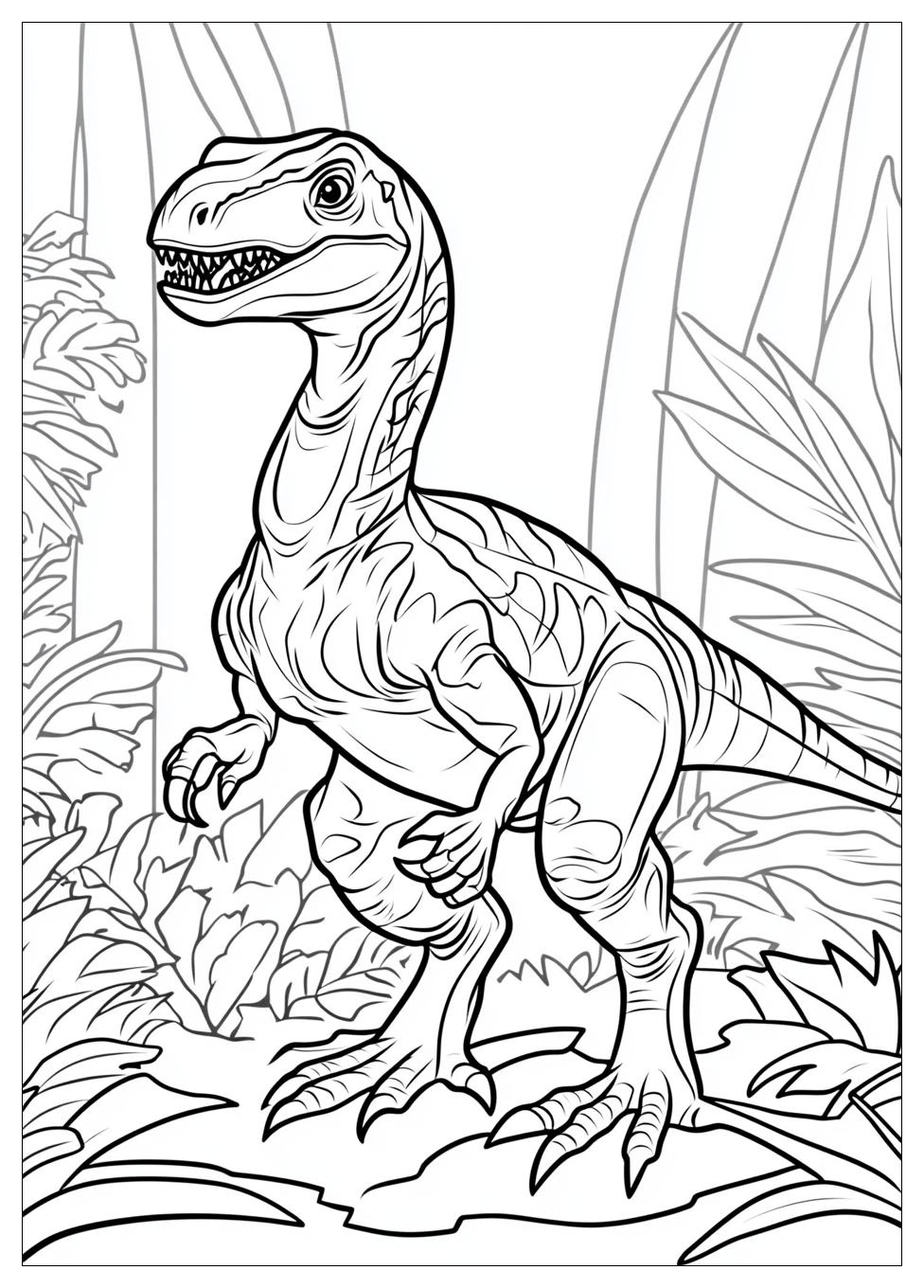 Kolorowanki Do Druku Velociraptor 2