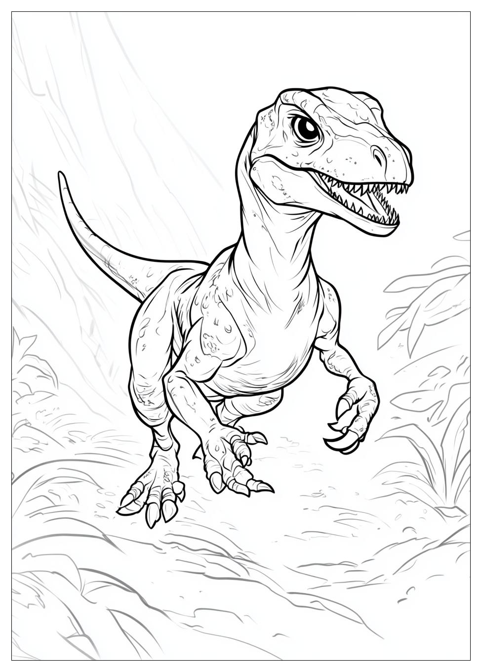Kolorowanki Do Druku Velociraptor 20