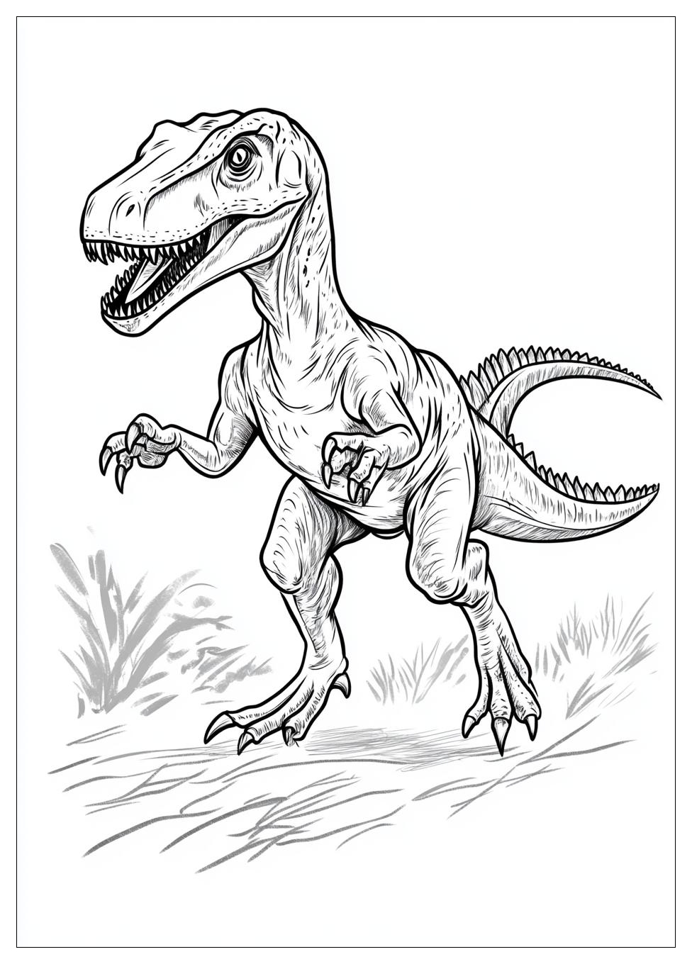Kolorowanki Do Druku Velociraptor 21