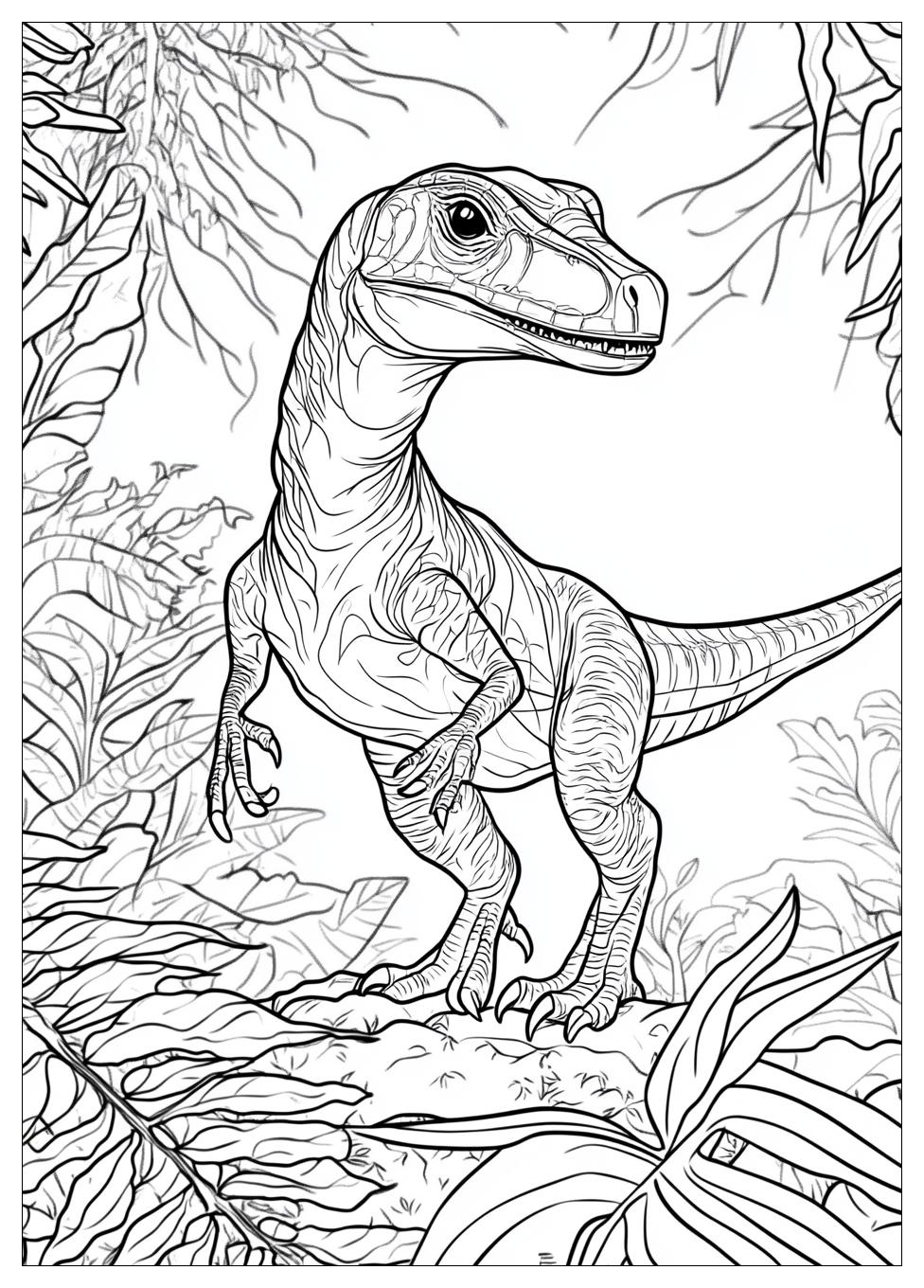 Kolorowanki Do Druku Velociraptor 6