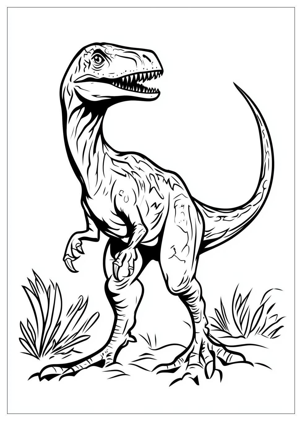 Kolorowanki Do Druku Velociraptor 7