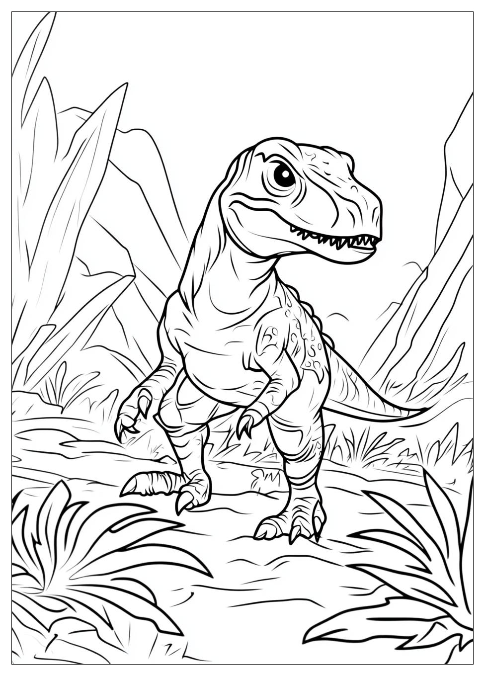 Kolorowanki Do Druku Velociraptor 9