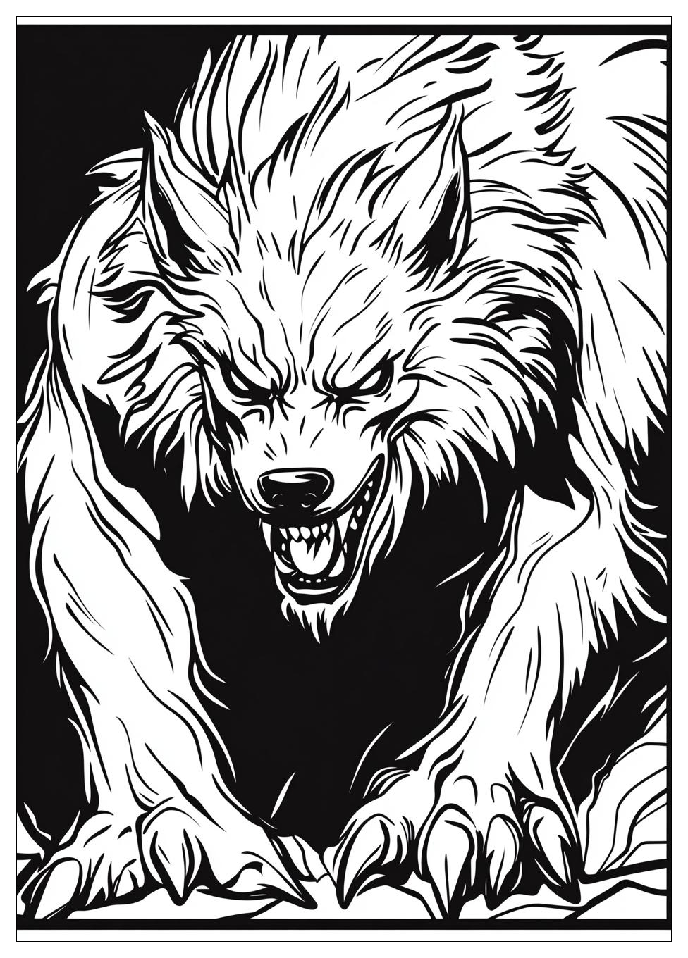 Kolorowanki Do Druku Werewolf 11