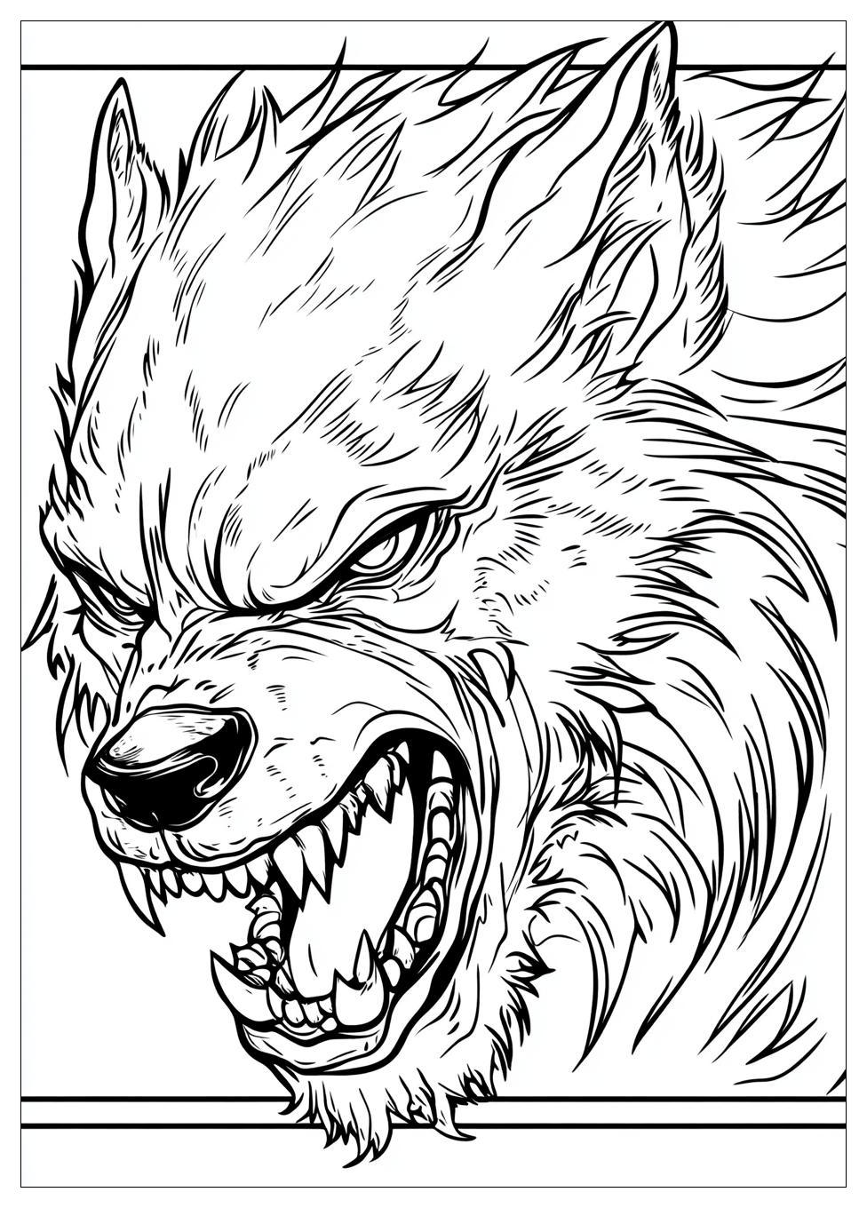 Kolorowanki Do Druku Werewolf 16
