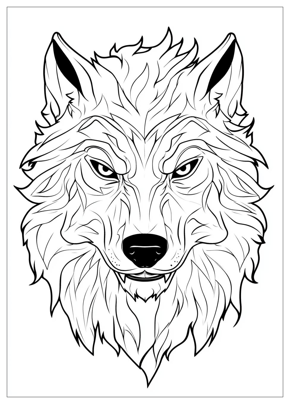 Kolorowanki Do Druku Werewolf 21