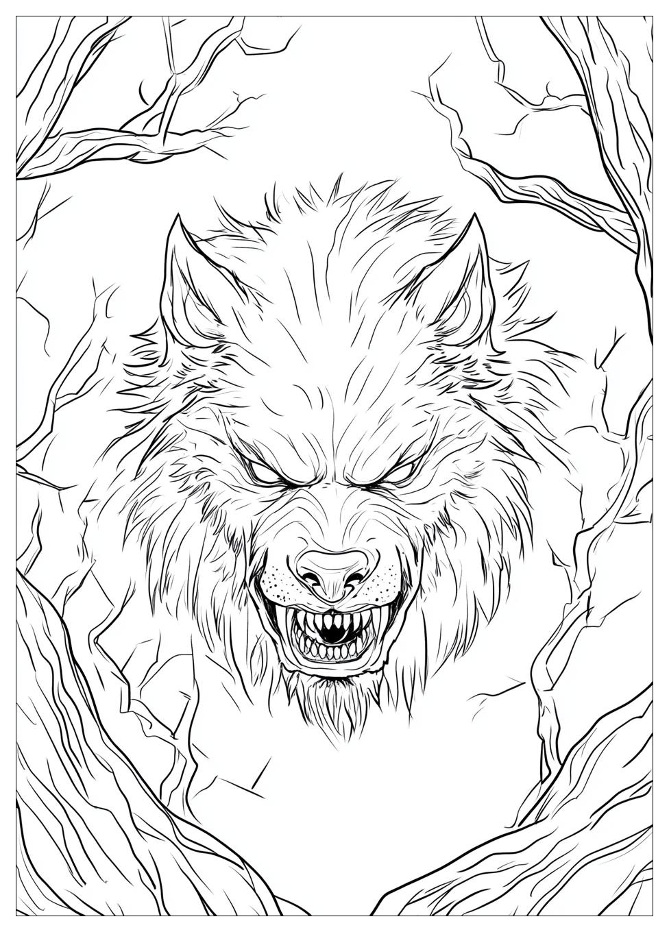 Kolorowanki Do Druku Werewolf 3