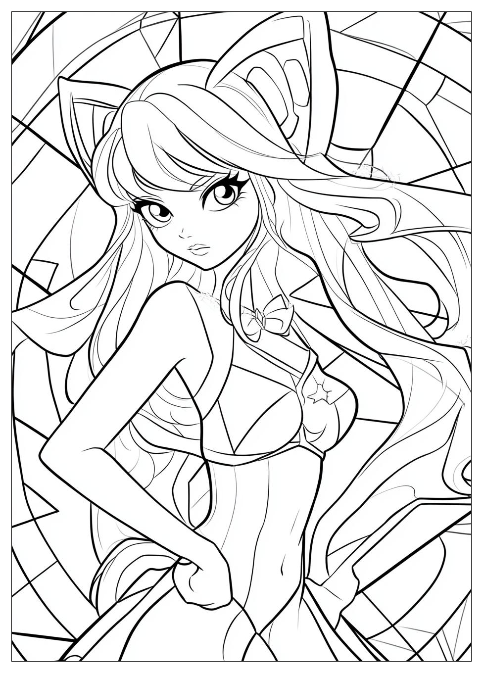 Kolorowanki Do Druku Winx 10