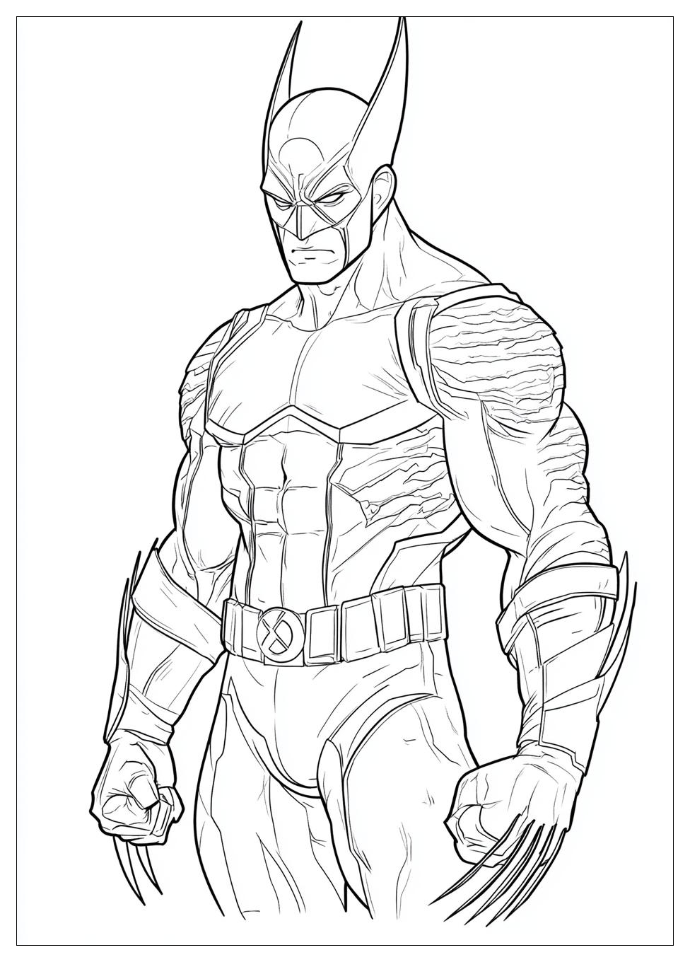 Kolorowanki Do Druku Wolverine 1