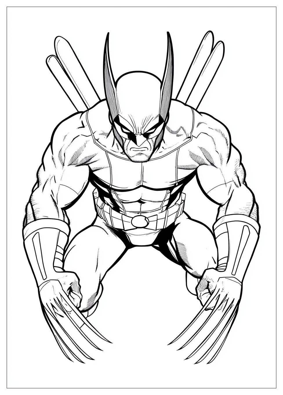 Kolorowanki Do Druku Wolverine 12