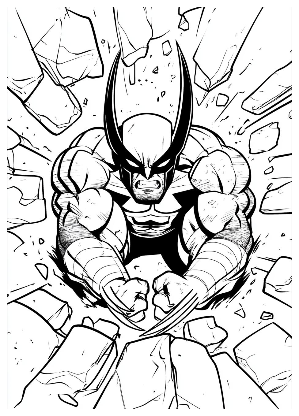 Kolorowanki Do Druku Wolverine 13