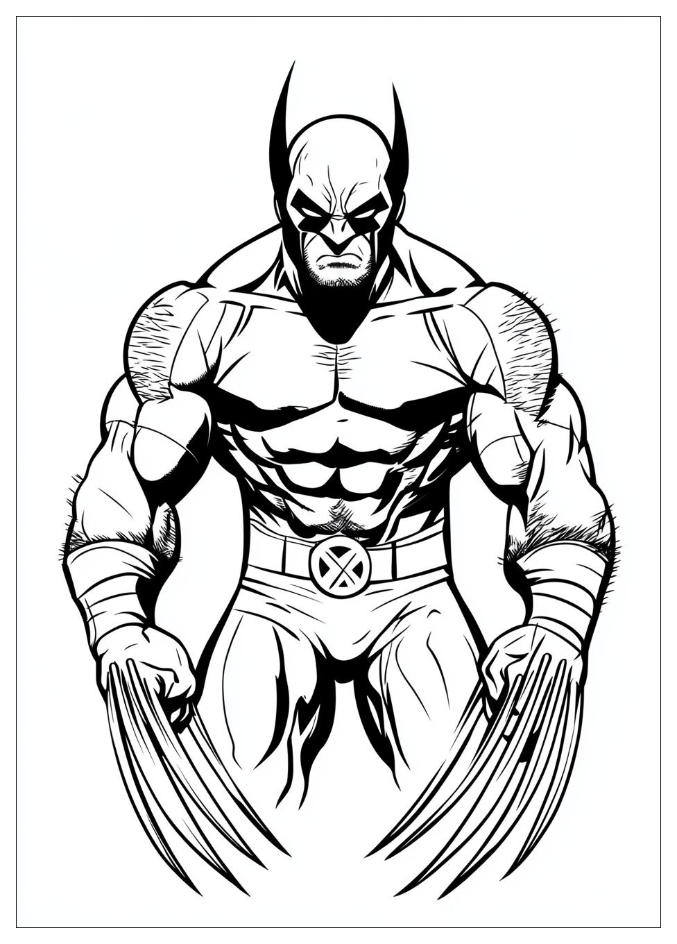 Kolorowanki Do Druku Wolverine 17