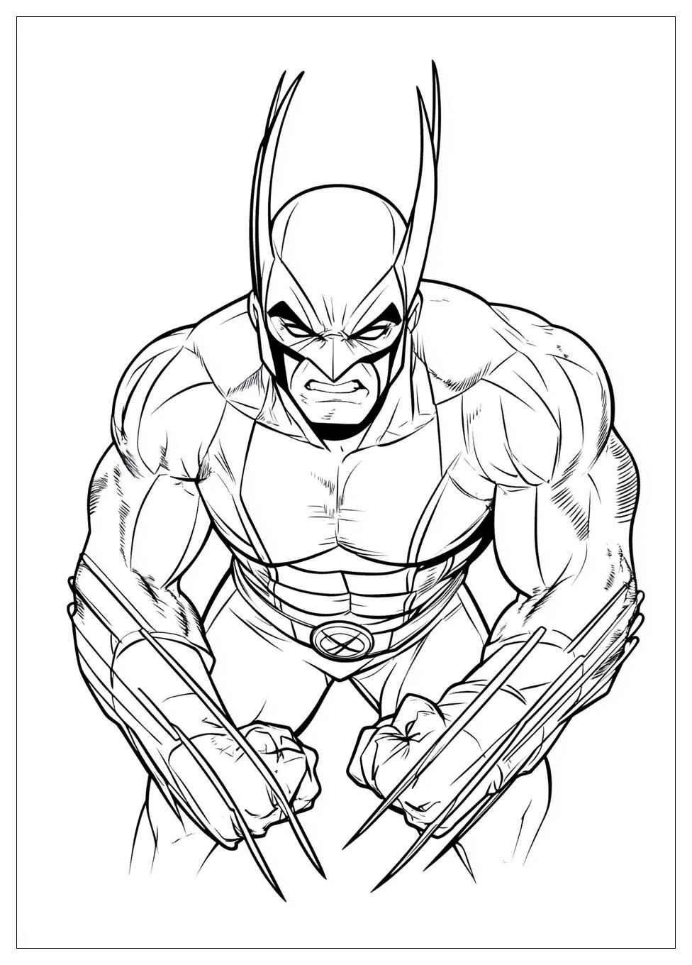 Kolorowanki Do Druku Wolverine 19