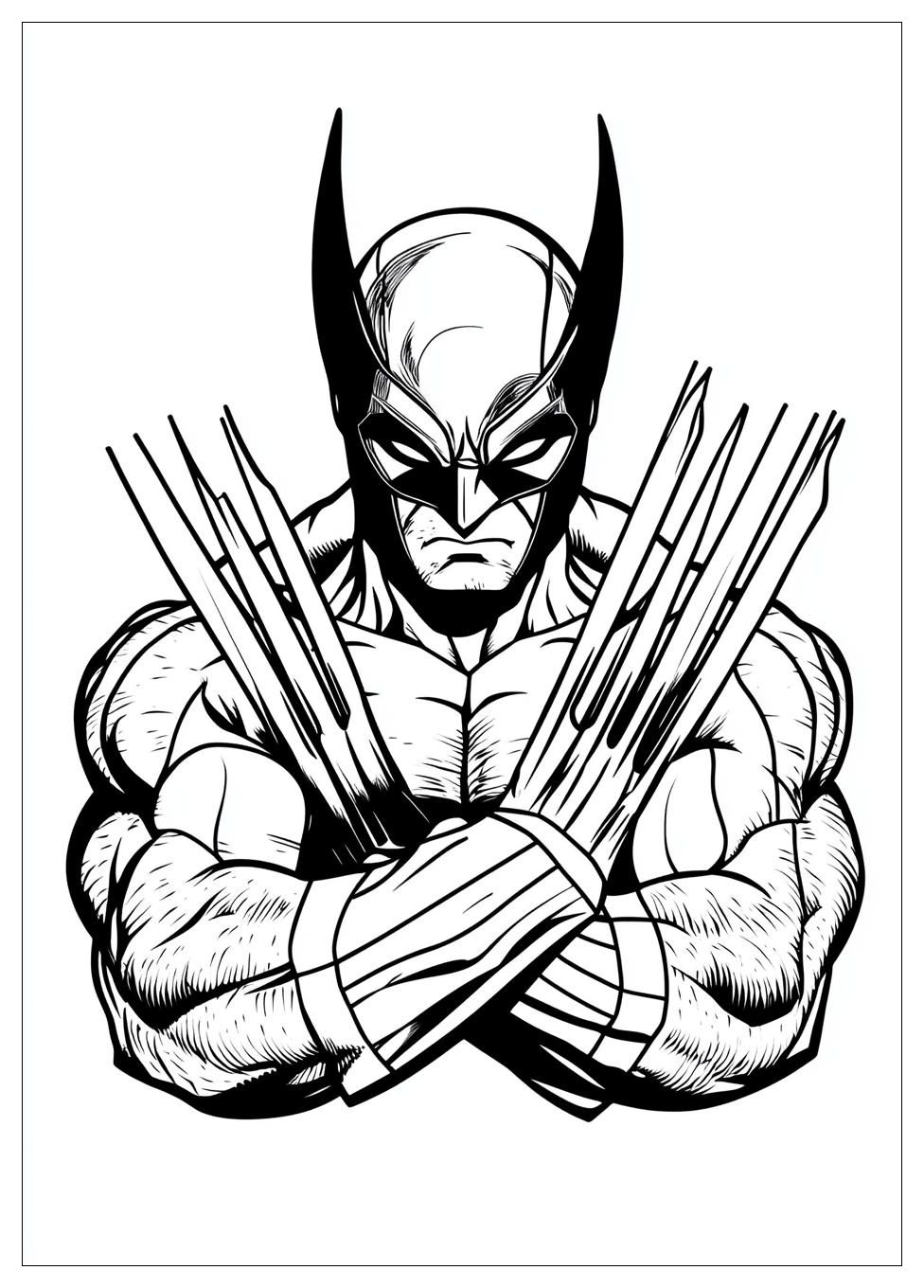 Kolorowanki Do Druku Wolverine 2