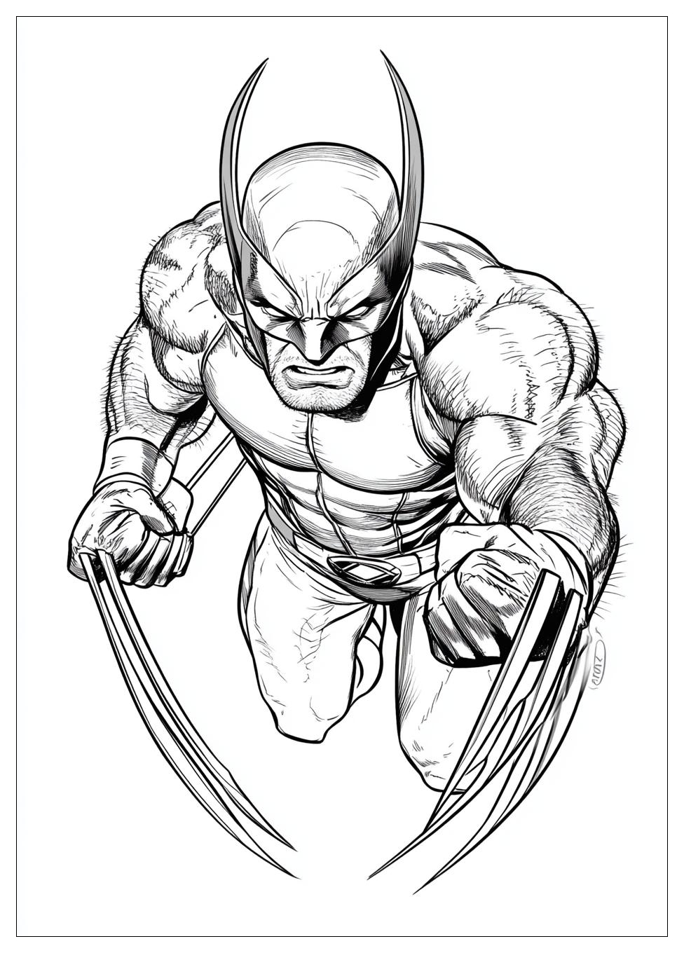 Kolorowanki Do Druku Wolverine 21