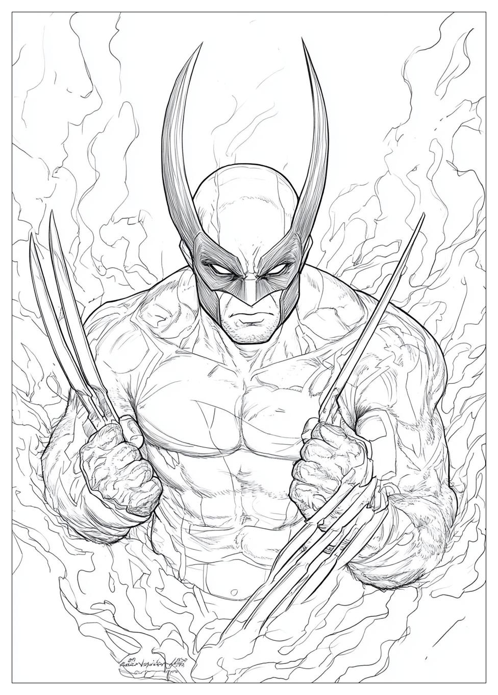 Kolorowanki Do Druku Wolverine 22