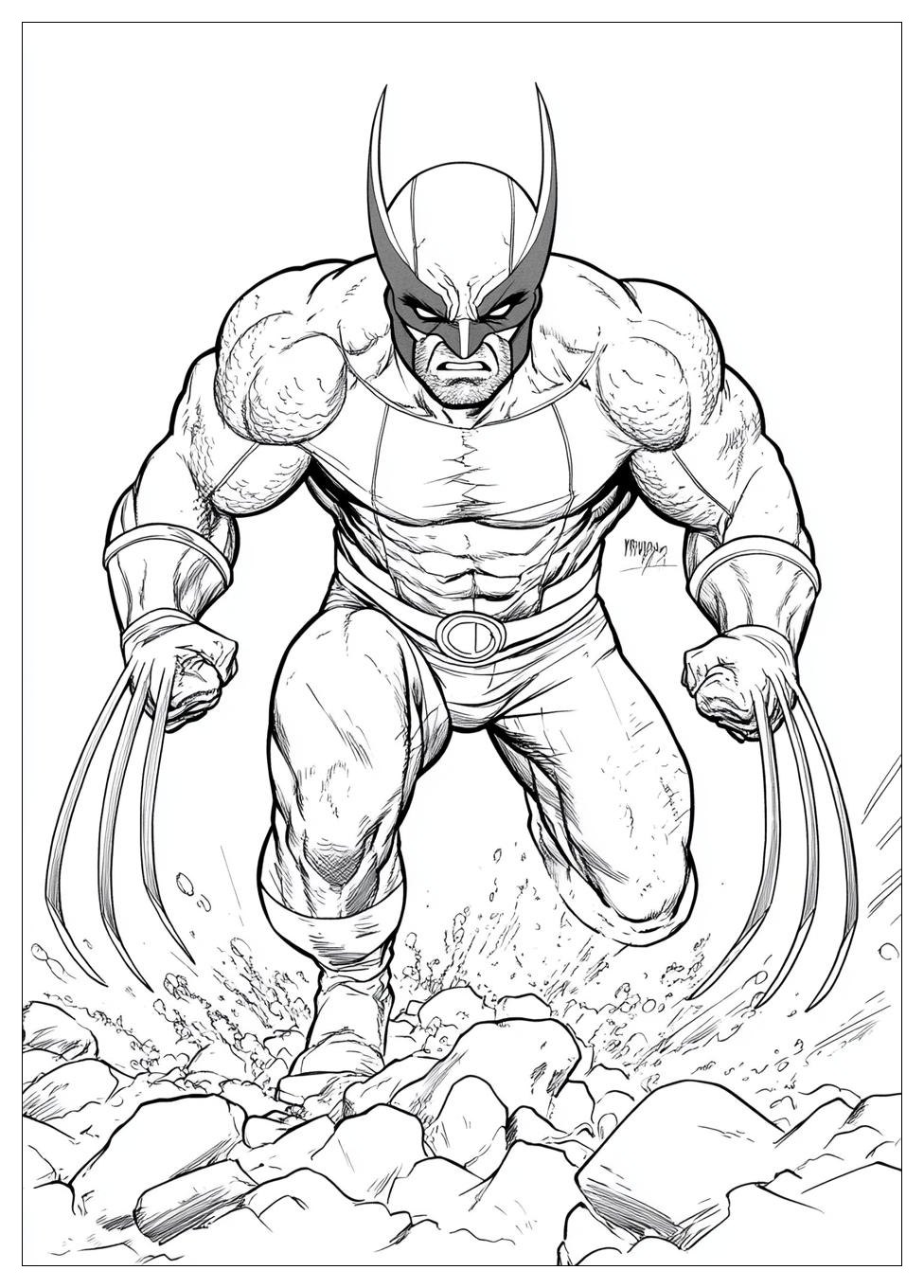 Kolorowanki Do Druku Wolverine 24