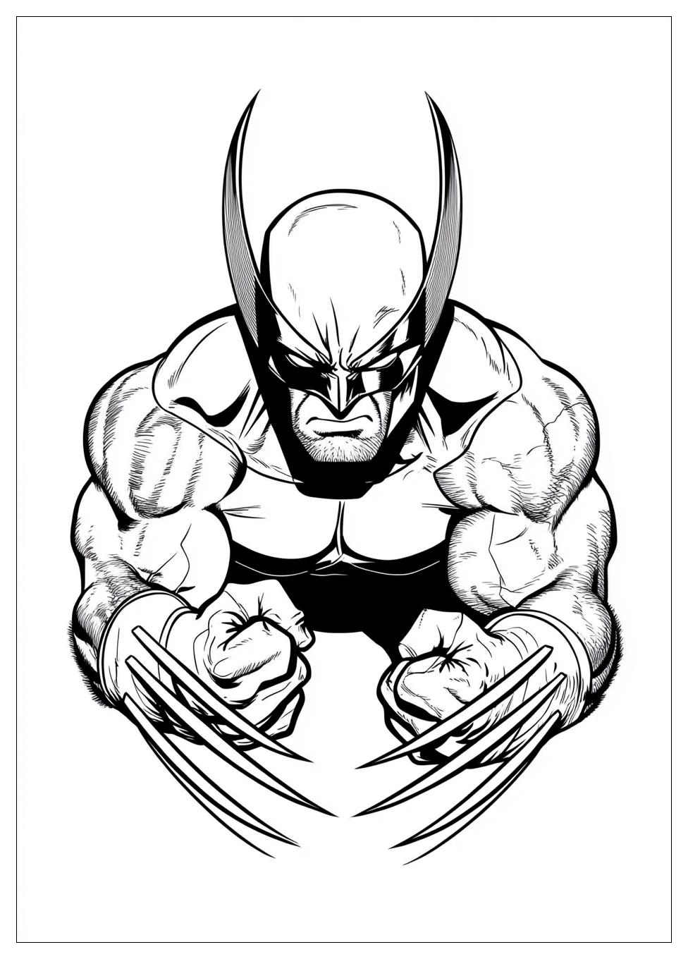 Kolorowanki Do Druku Wolverine 4