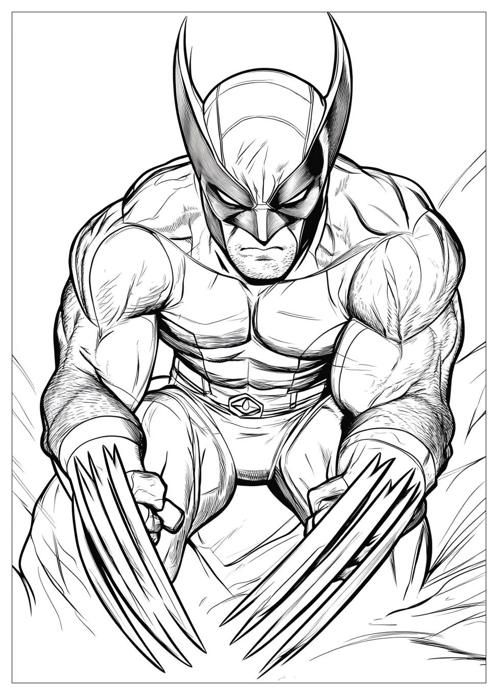 Kolorowanki Do Druku Wolverine 5