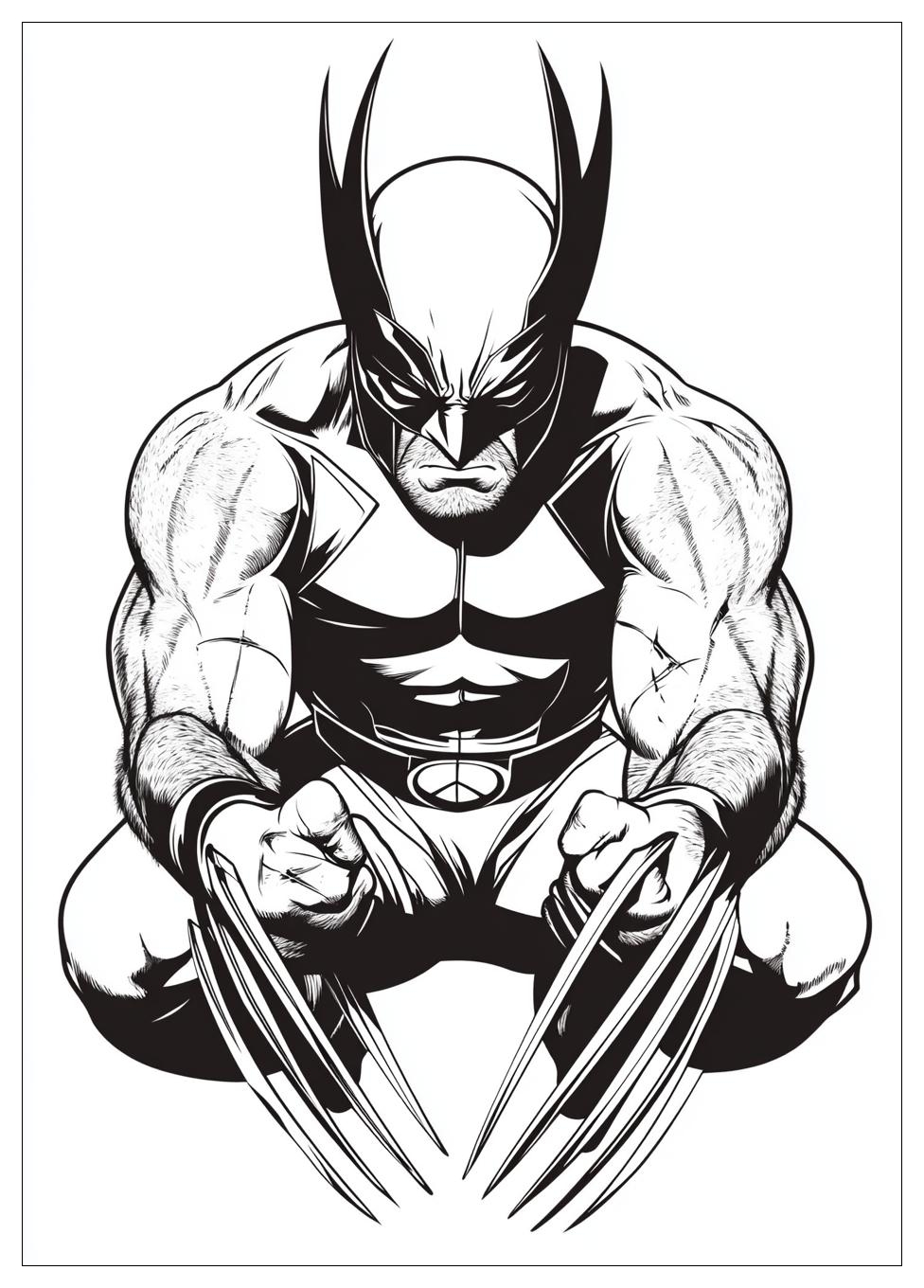 Kolorowanki Do Druku Wolverine 6