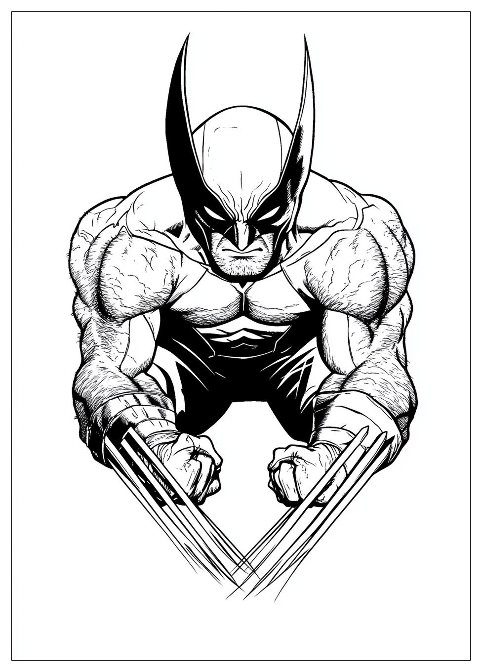 Kolorowanki Do Druku Wolverine 7