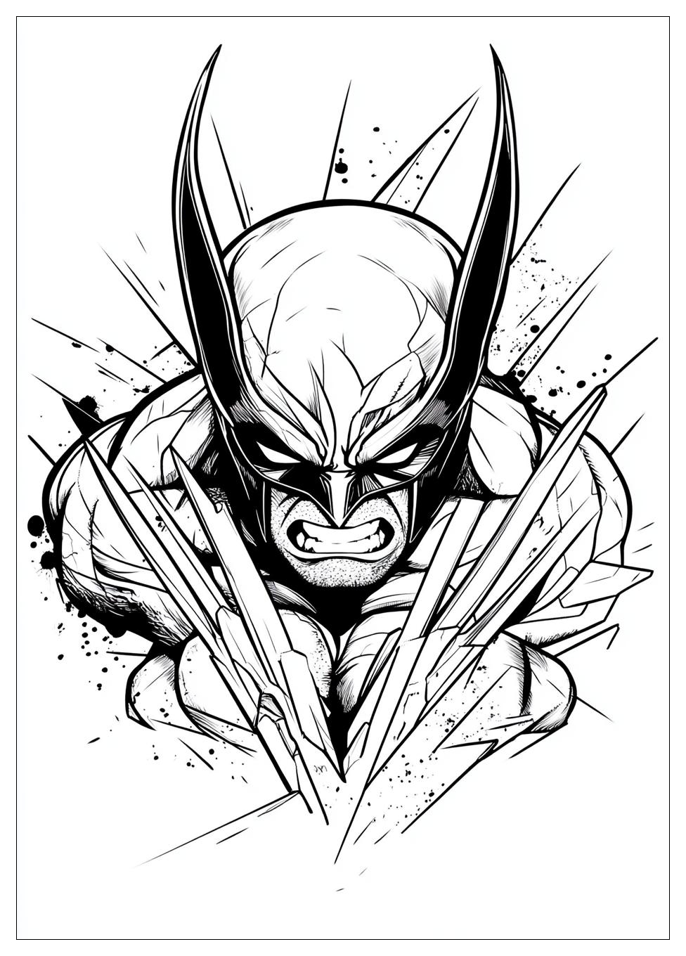 Kolorowanki Do Druku Wolverine 8