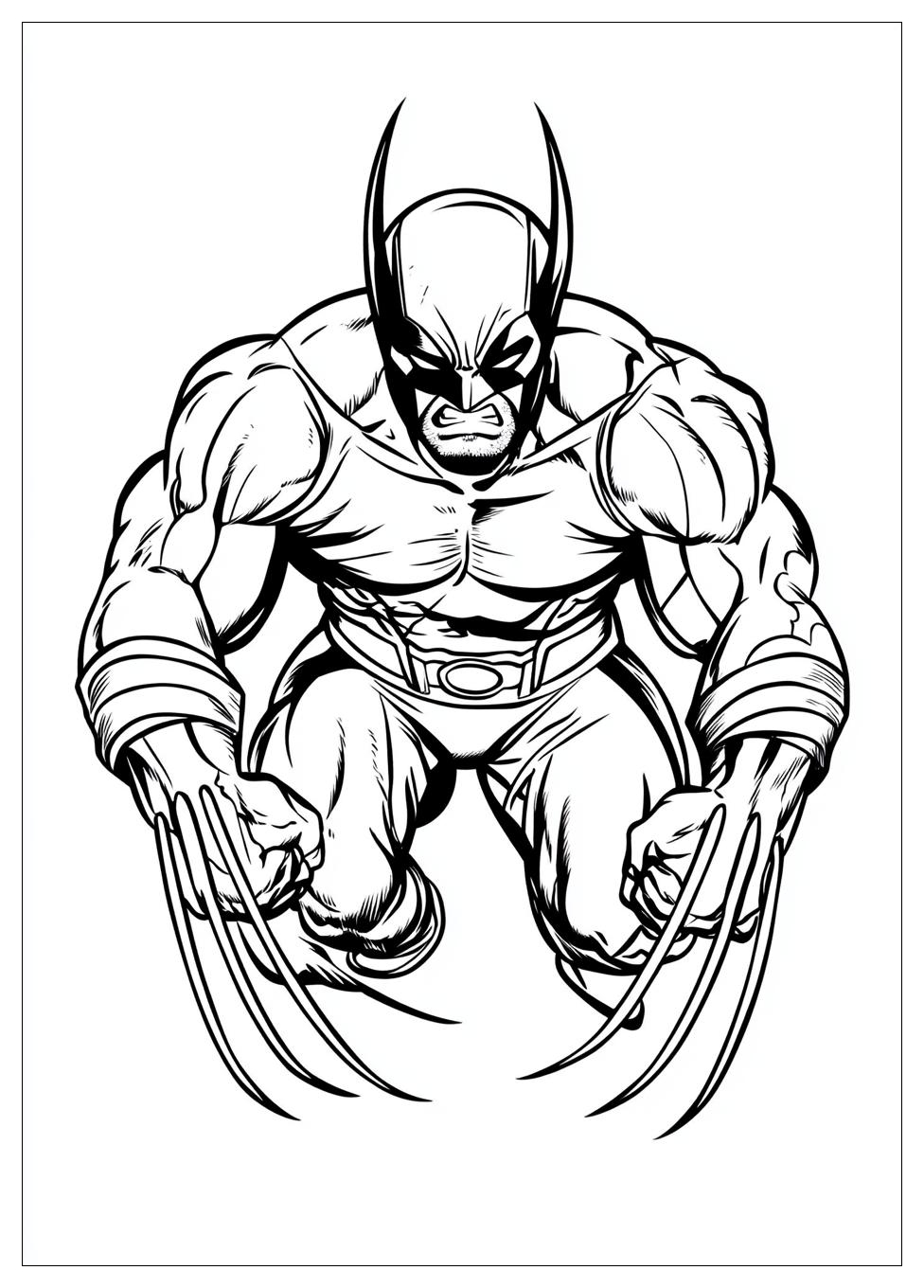 Kolorowanki Do Druku Wolverine 9