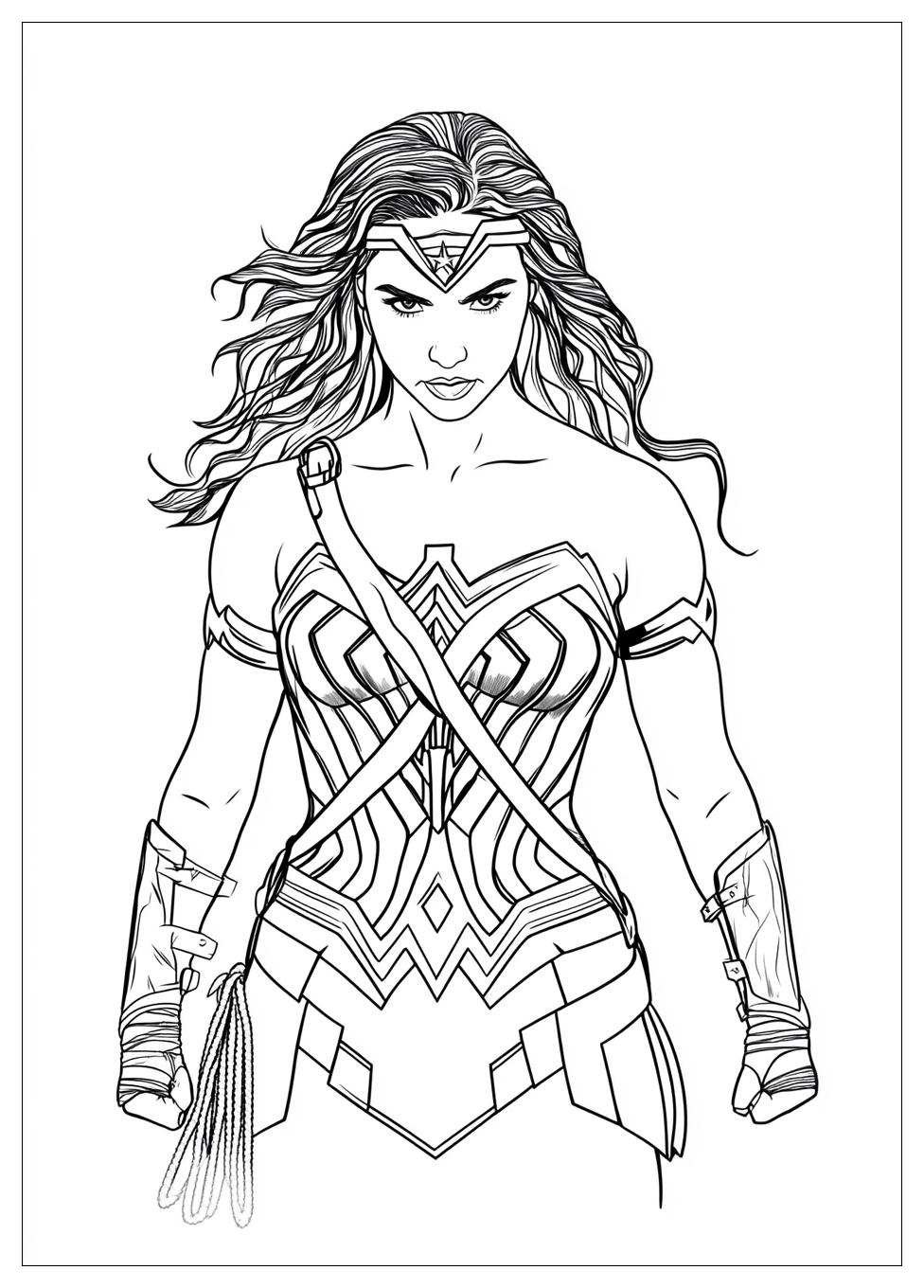 Kolorowanki Do Druku Wonder Woman 10