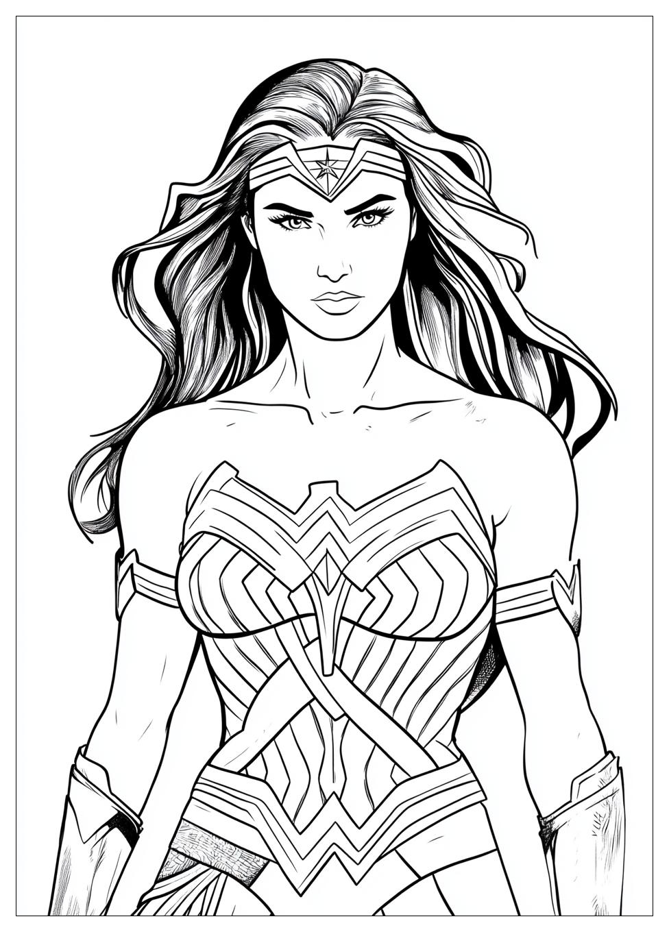 Kolorowanki Do Druku Wonder Woman 12