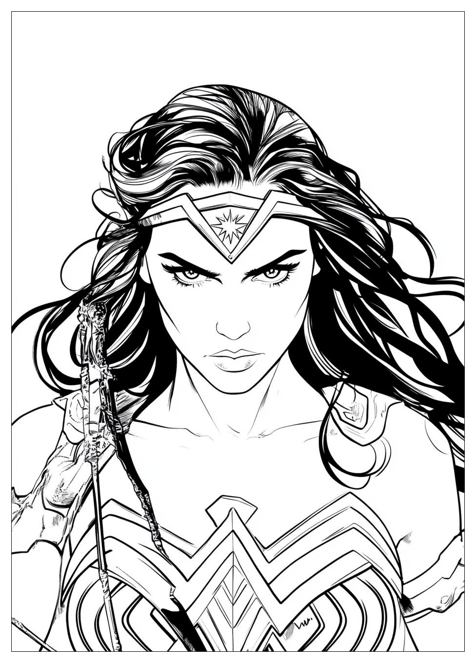 Kolorowanki Do Druku Wonder Woman 16