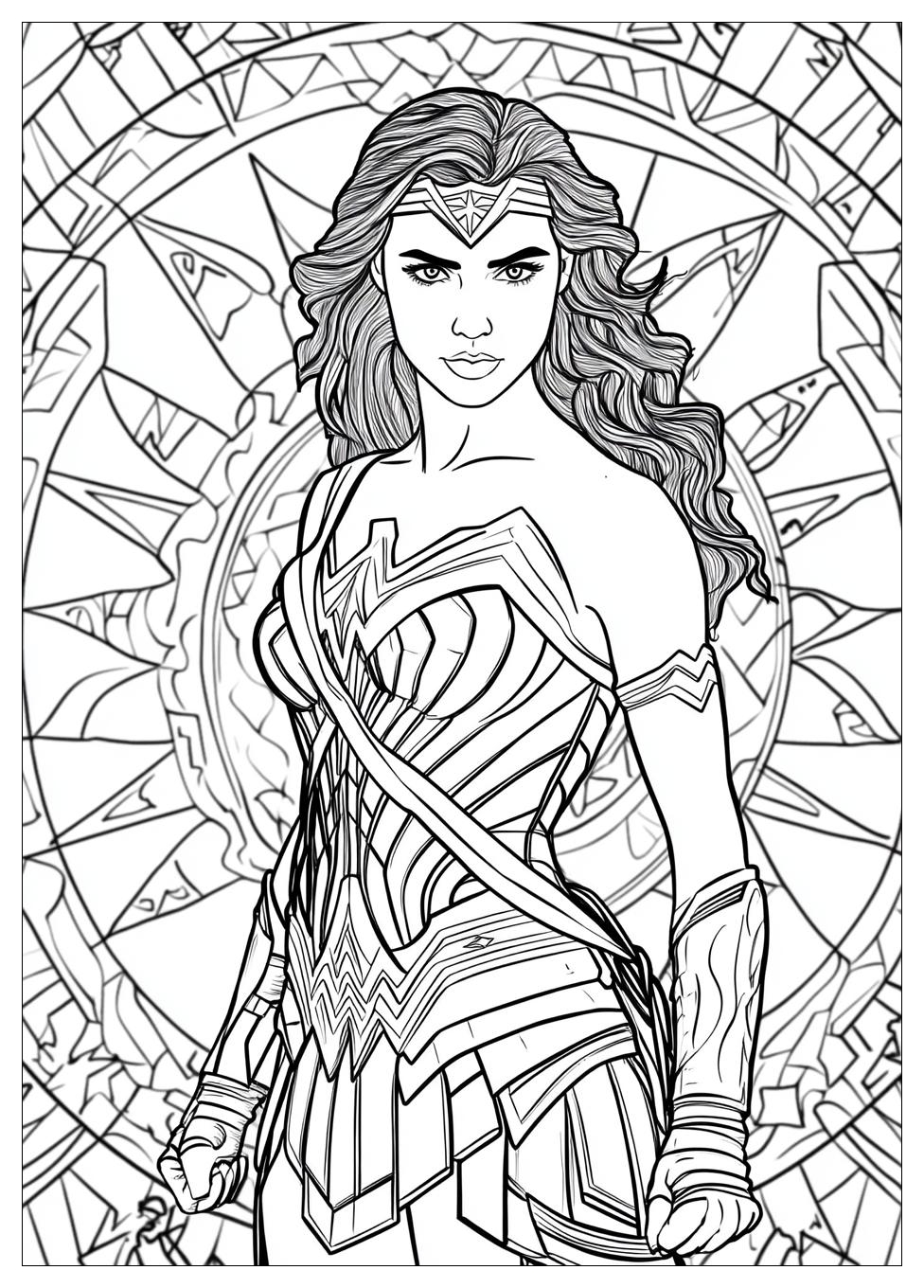 Kolorowanki Do Druku Wonder Woman 17