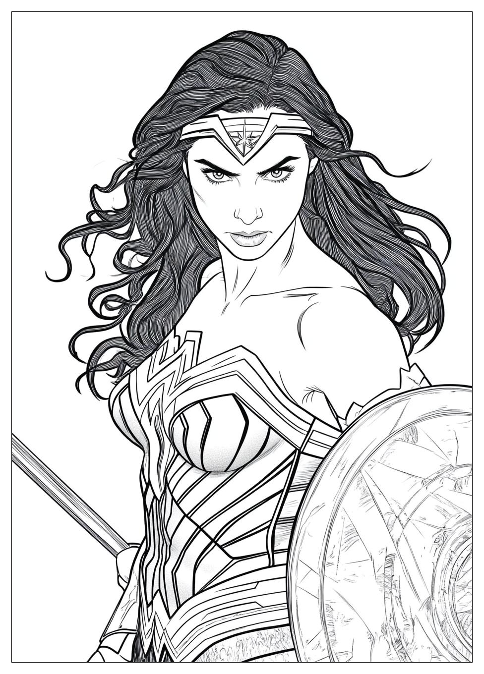 Kolorowanki Do Druku Wonder Woman 18
