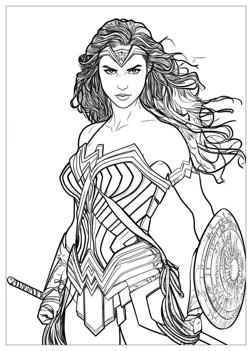 Kolorowanki Do Druku Wonder Woman 22
