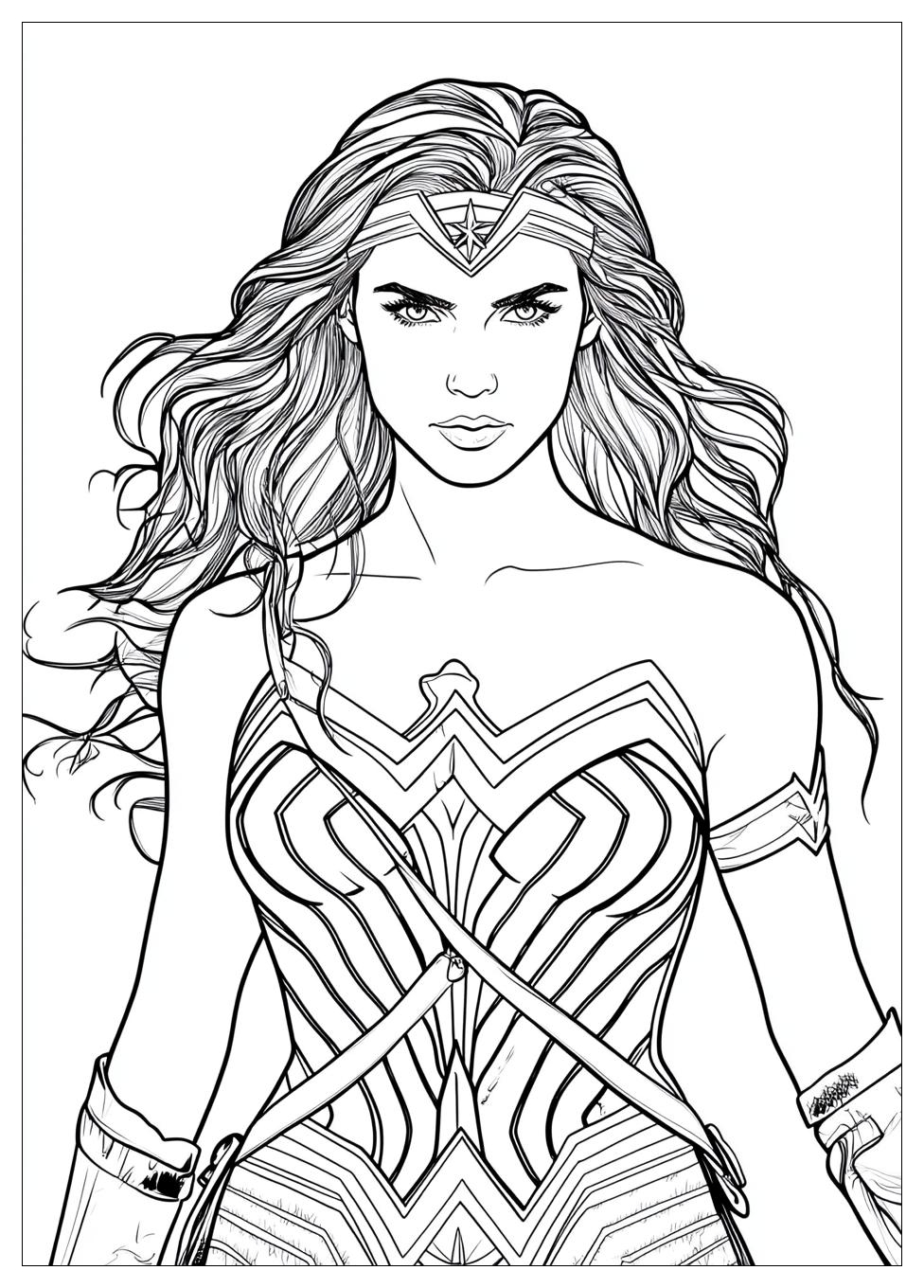 Kolorowanki Do Druku Wonder Woman 5